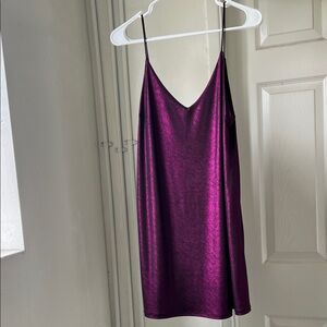 UO Purple Slip Mini Dress